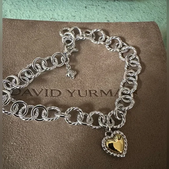 David Yurman
Cable Collectibles® Cookie
Classic Heart Bracelet,
4.5mm - Picture 1 of 16